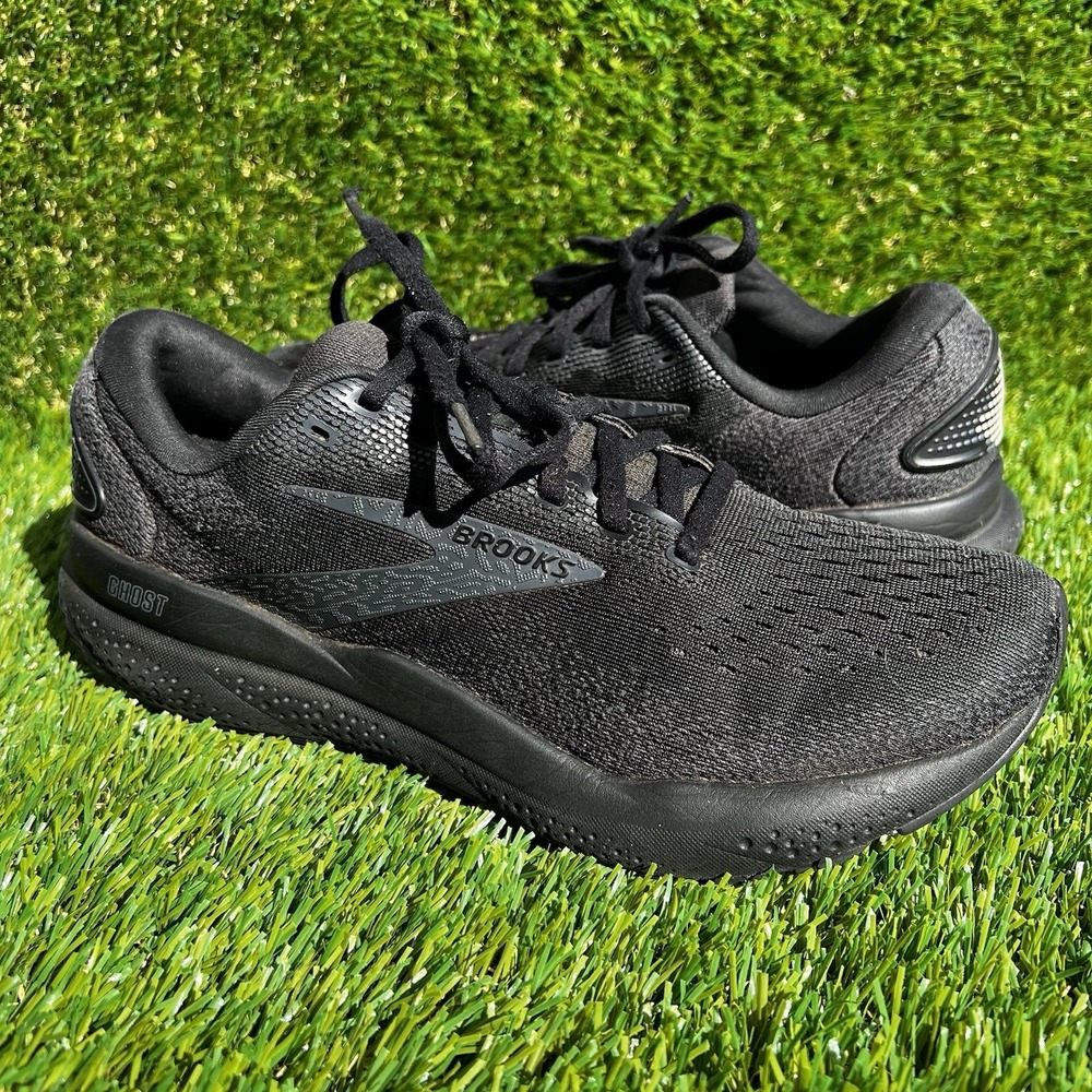Brooks Shoes Women Size 9 Ghost 16 Running Black Black Ebony Sneakers
